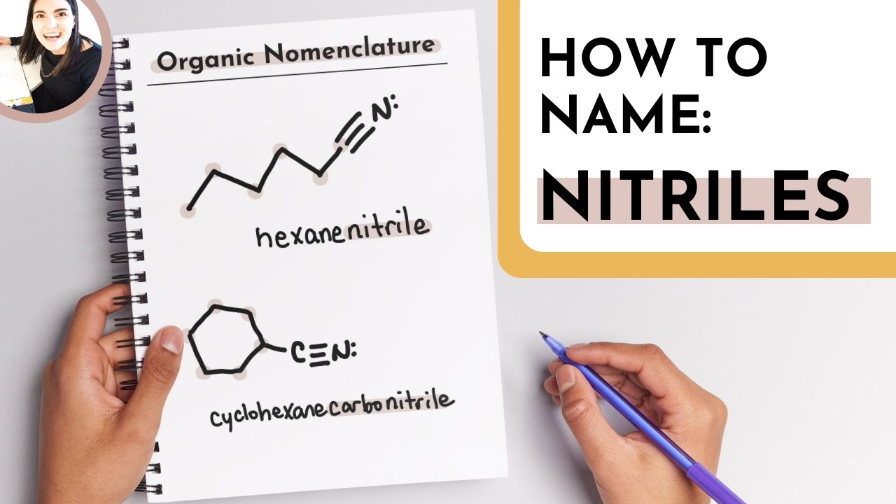 Naming Nitriles with IUPAC Nomenclature 