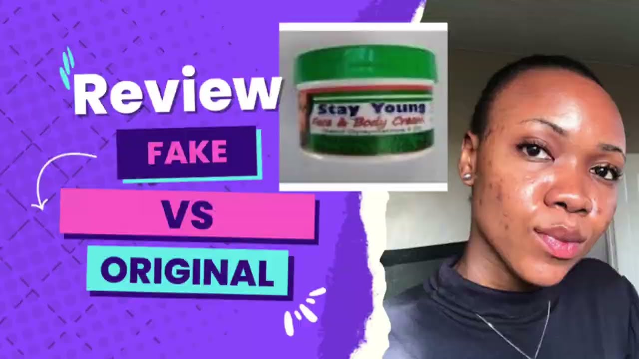 How to get glowing skin | Original stay young face cream| Fake vs Original Stay young face cream