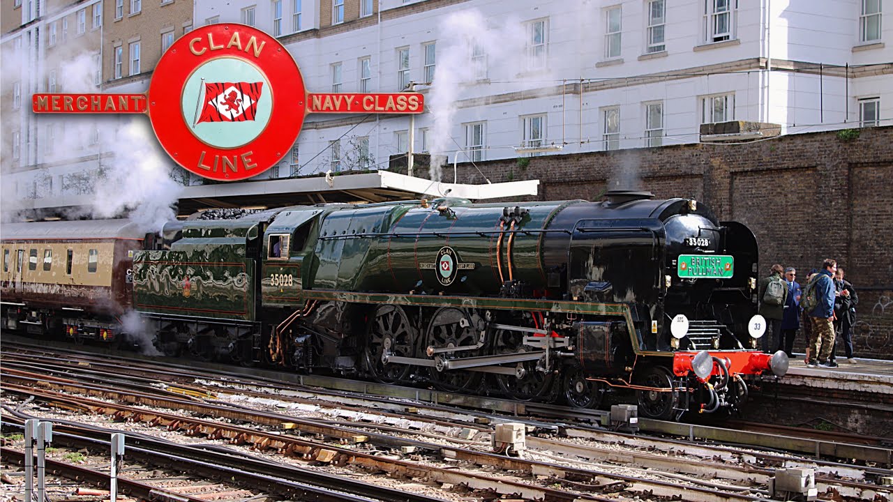 35028 &lsquo;Clan Line&rsquo; & 67024 at London Victoria (incl 67024 SPAD) - 28/03/2026