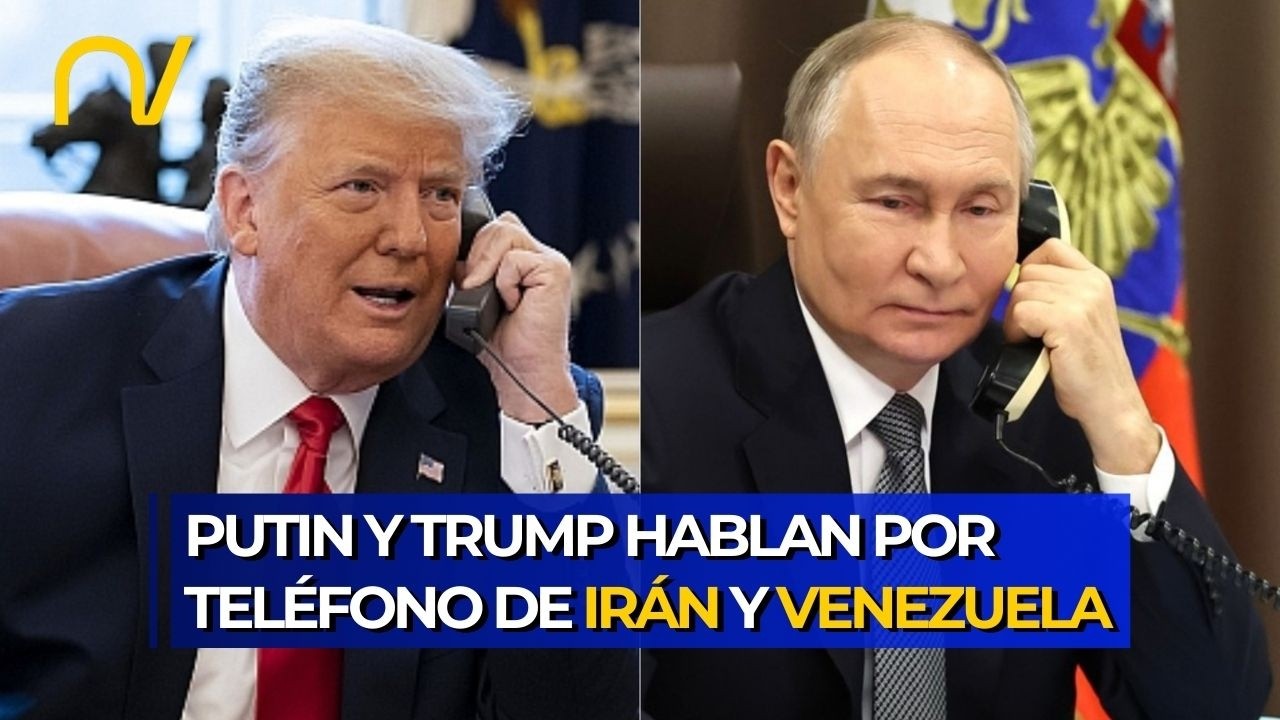Putin y Trump hablan por teléfono de Venezuela e Irán en su primera conversación en 2026