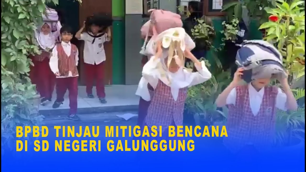 BPBD TINJAU MITIGASI BENCANA DI SD NEGERI GALUNGGUNG
