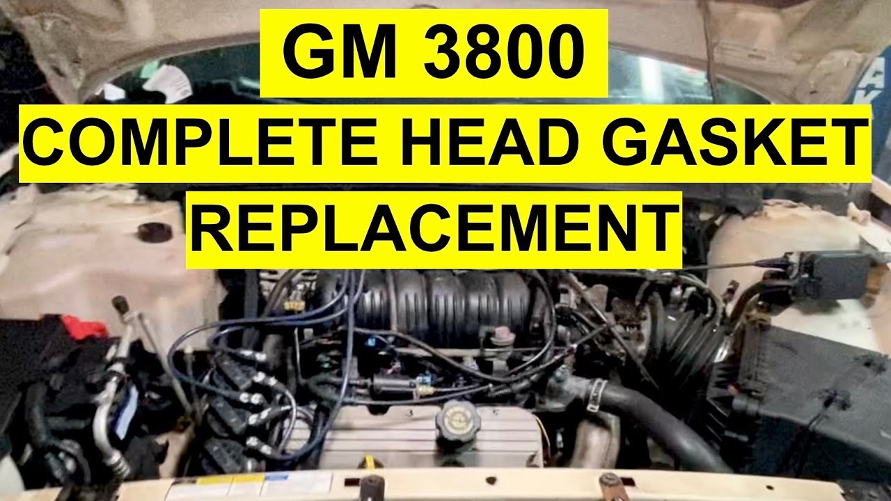 Complete Head Gasket Replacement on Popular GM 3800 Series 3.8L V6 Engine - 1995 and Up