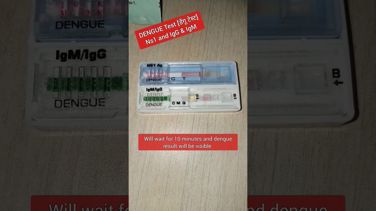Dengue Test | Dengue Ns1 and IgG & IgM... #shorts #dengue