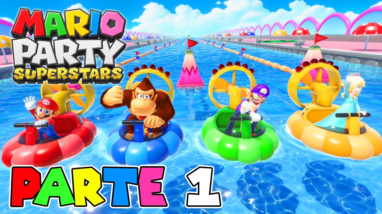 ¡MINIJUEGOS EN EL MARIO PARTY NUEVO! | PARTE #1 | MARIO PARTY SUPERSTARS (SWITCH)