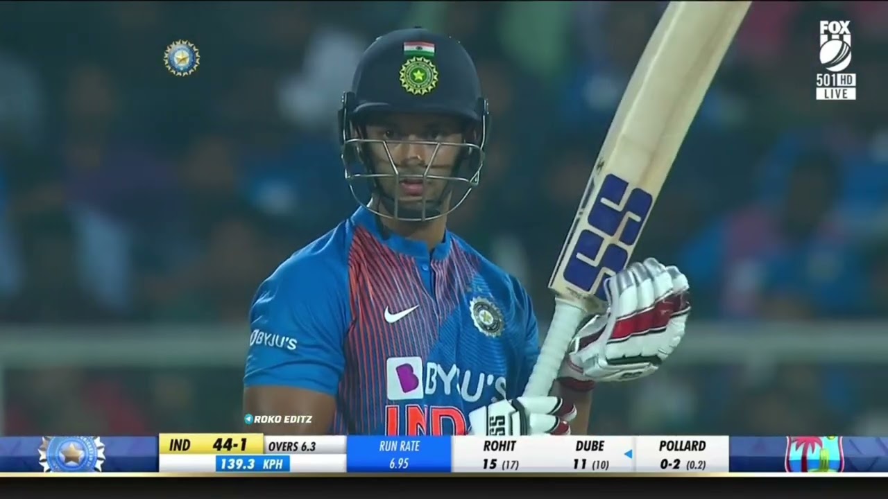 Shivam Dube 54 vs westindies 