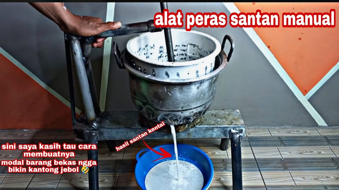 Alat peras santan kelapa manual , peras santan kelapa jadi lebih mudah & cepat