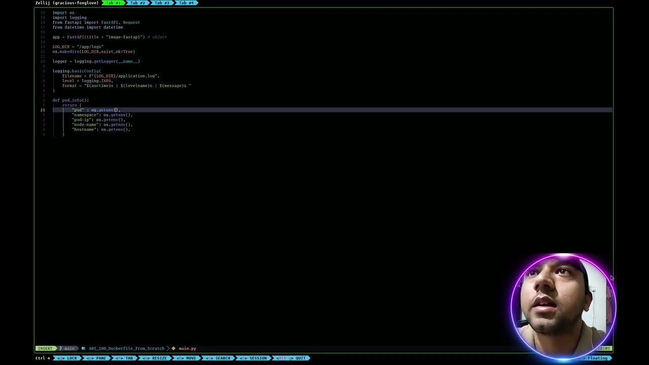 001 – Python FastAPI + Dockerfile + Docker-Compose | 100xDockerfile Series