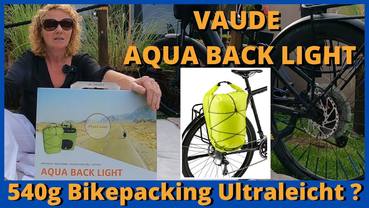 Gepäcktaschen für das E-Bike. Review Vaude Aqua Back light + Mik  System Akkutasche von Giant