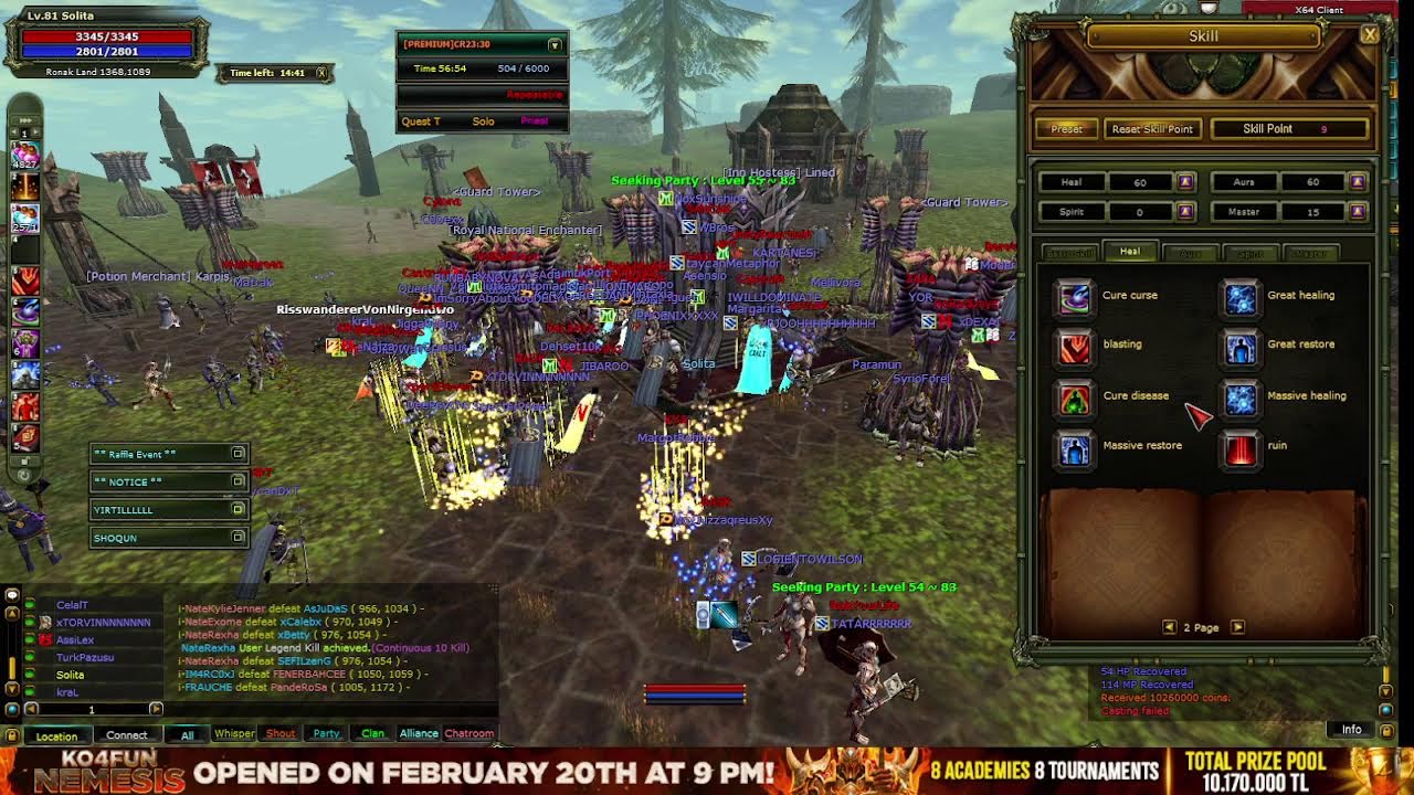 #ko4fun Nemesis ms + farm