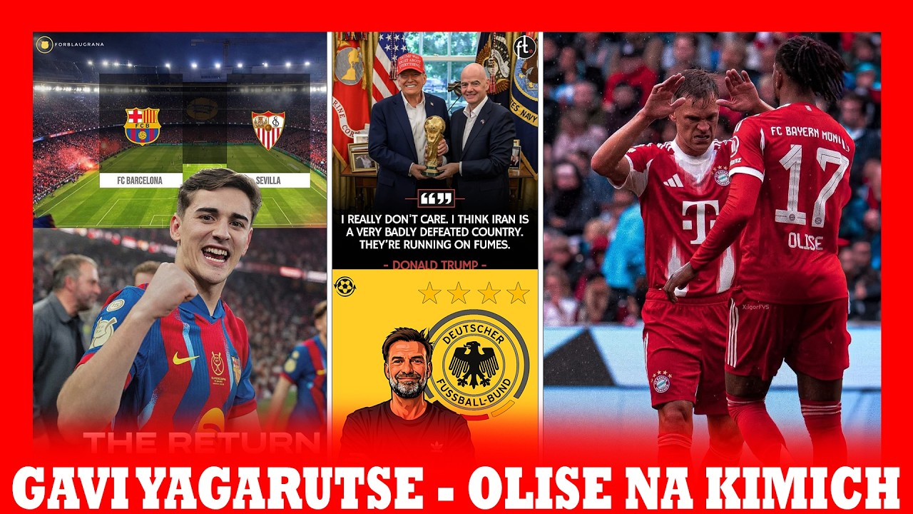 TRUMP YATEYE UBWOBA IRAN! ARGENTINA YANZE GUKINIRA KURI BERNABEU | KLOPP MURI MANNSHAFT? GAVI