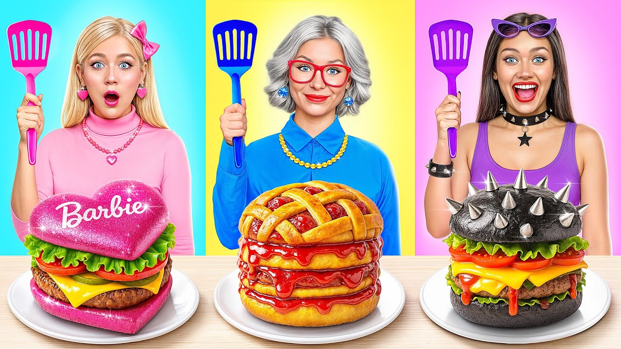 Кулинарный Челлендж: Барби vs Братц против Бабушки | Вкусные Рецепты от Multi DO Smile