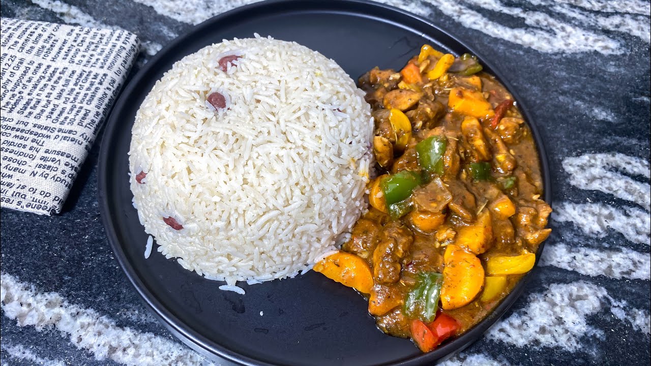 Try This Chicken Sauce With Egg Rice In 15 Minutes | No Stew Base