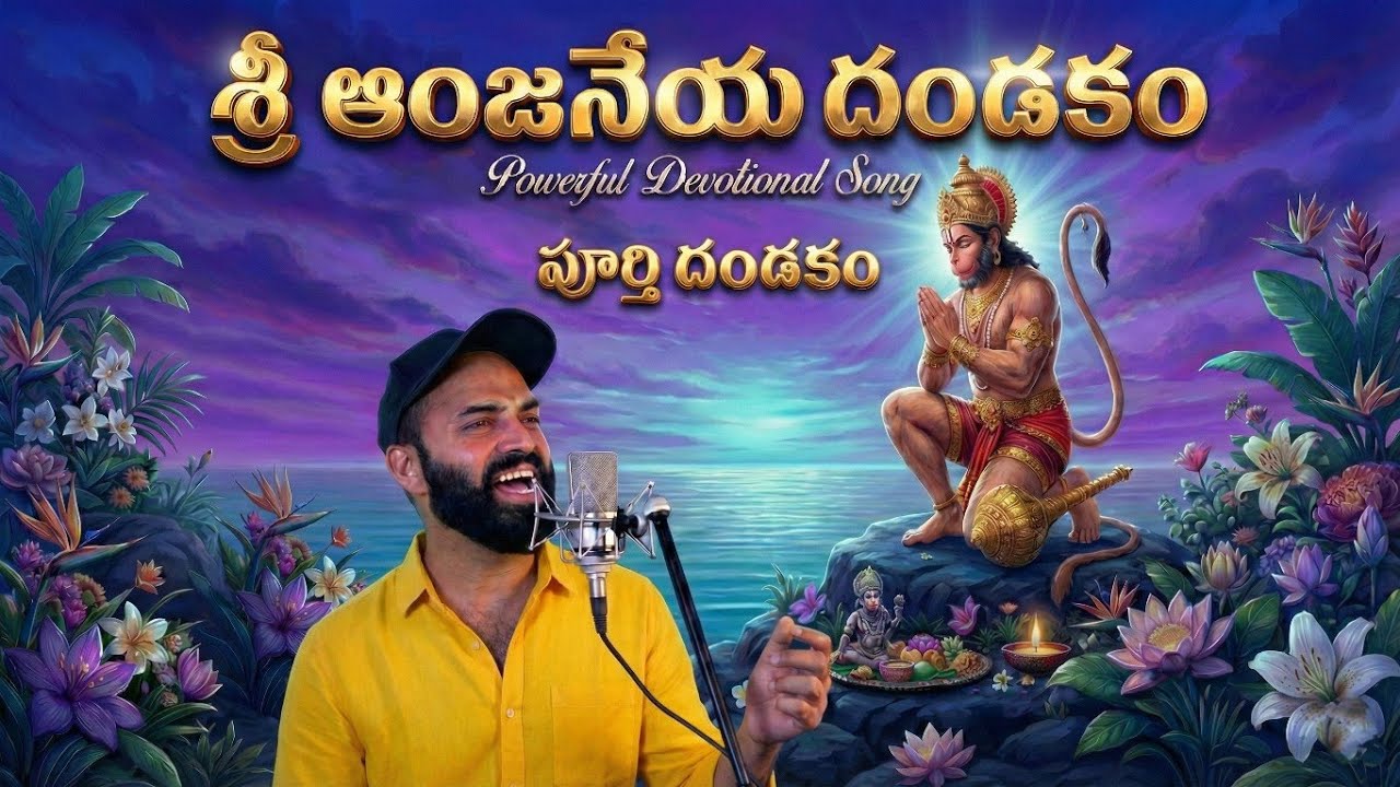  🕉️శ్రీ ఆంజనేయ దండకం 🚩పూర్తి దండకం🙏| Pataluanjaneyadandakam#telangana #andraparadesh#telugu 