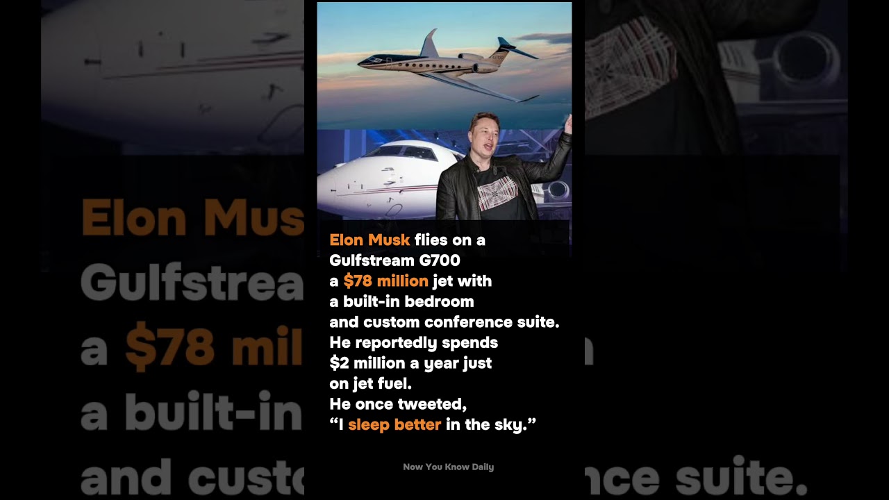 ELON MUSK&rsquo;S $78 MILLION PRIVATE JET &mdash; HIS HOME ABOVE THE CLOUDS