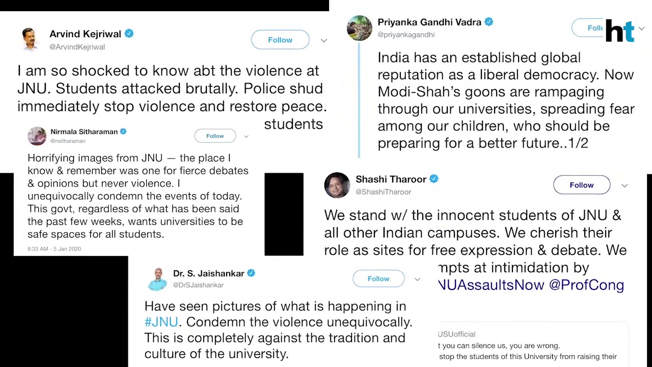 JNU violence live updates: Registrar, Pro-VC of JNU meet Delhi LG over campus violence