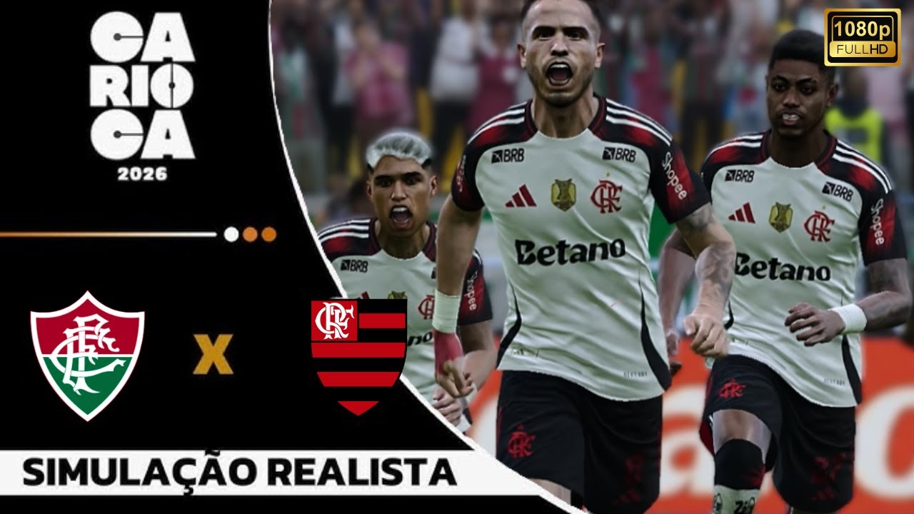 FLUMINENSE X FLAMENGO | CARIOCA 2026 | 4° RODADA | SIMULAÇÃO REALISTA GOGOSZ PATCH #mengão #fluzao