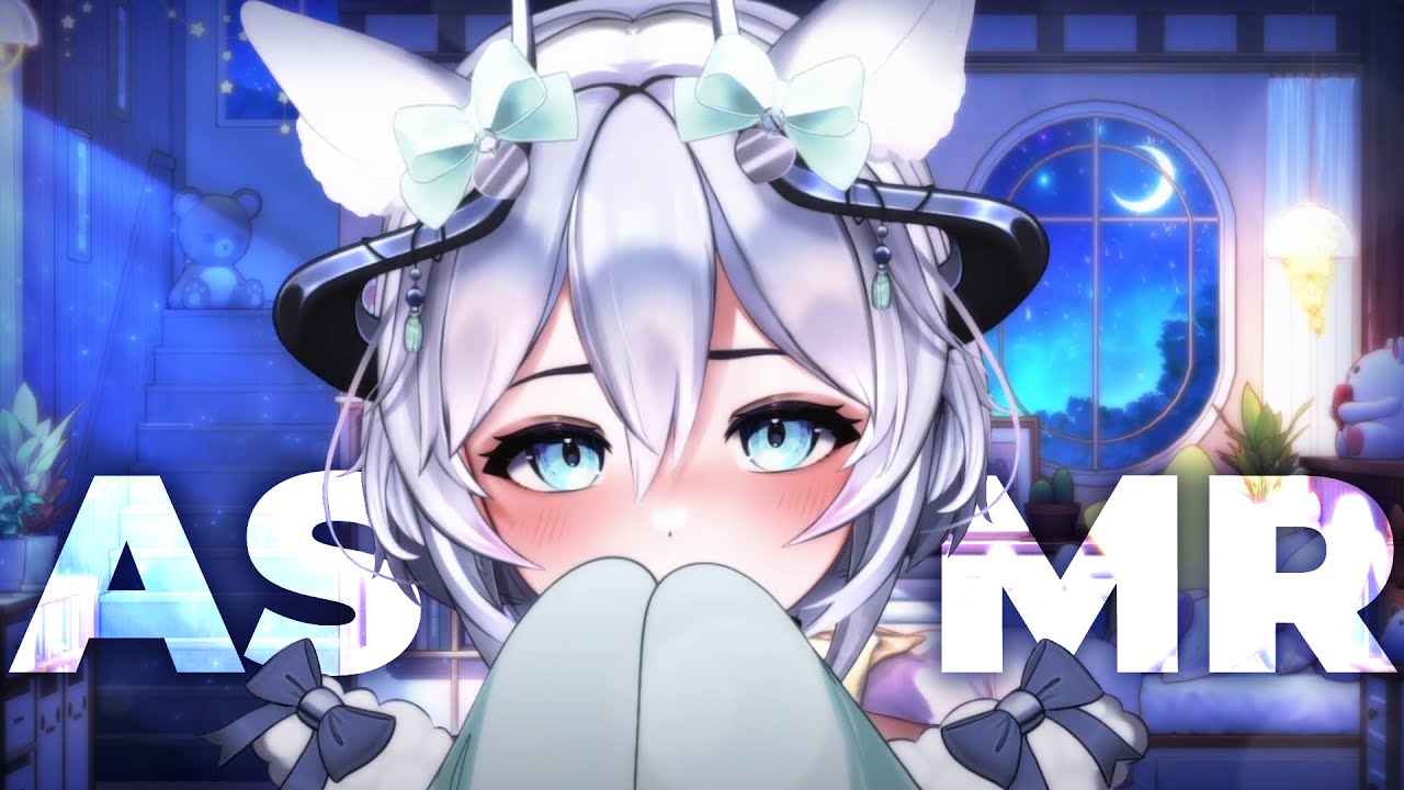 Your Bunny Girl Nuzzles You Back to Sleep【3DIO ASMR】 ❤️ || RP, F4A, Ear Cleaning, Breathing, Fluffy