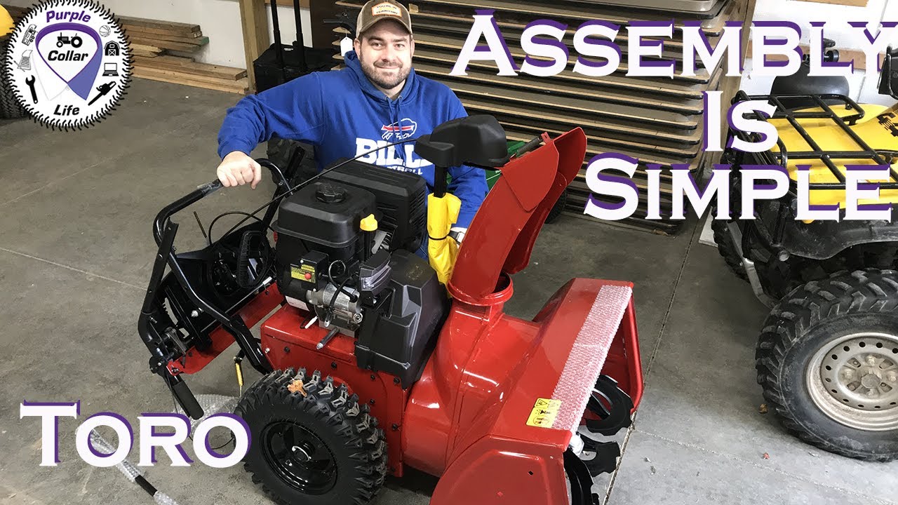 Super Simple New Toro Snow Blower Assembly