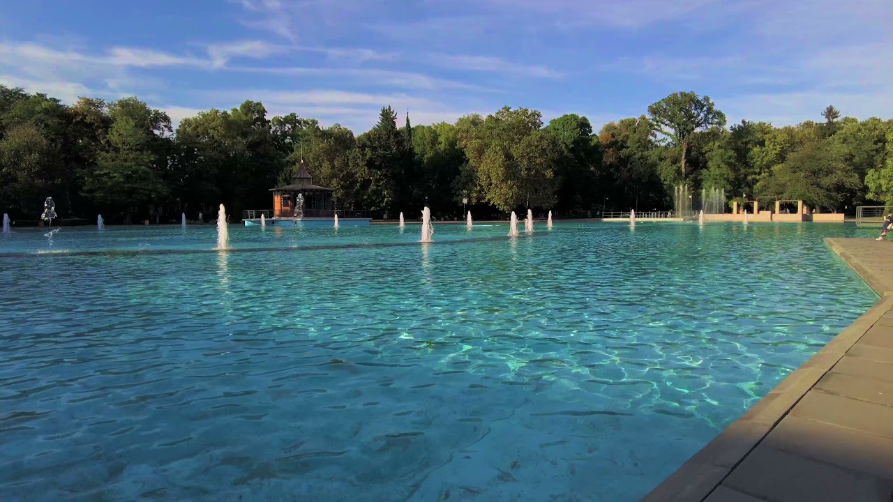 Walking in Plovdiv, Bulgaria - Tsar Simeon Park, Singing Fountains - 24 September 2021 - 4K UHD