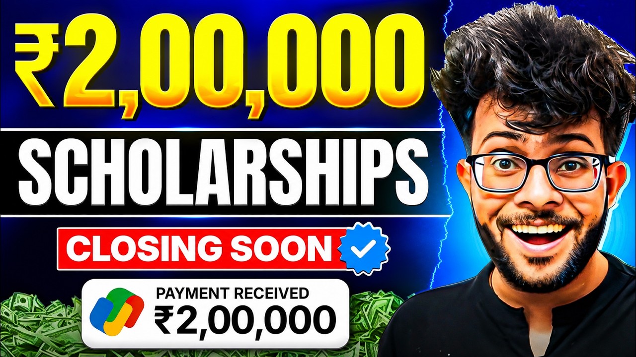 Top 7 Scholarships for College Students | Benefits Up To ₹2 Lakh 🤑🔥