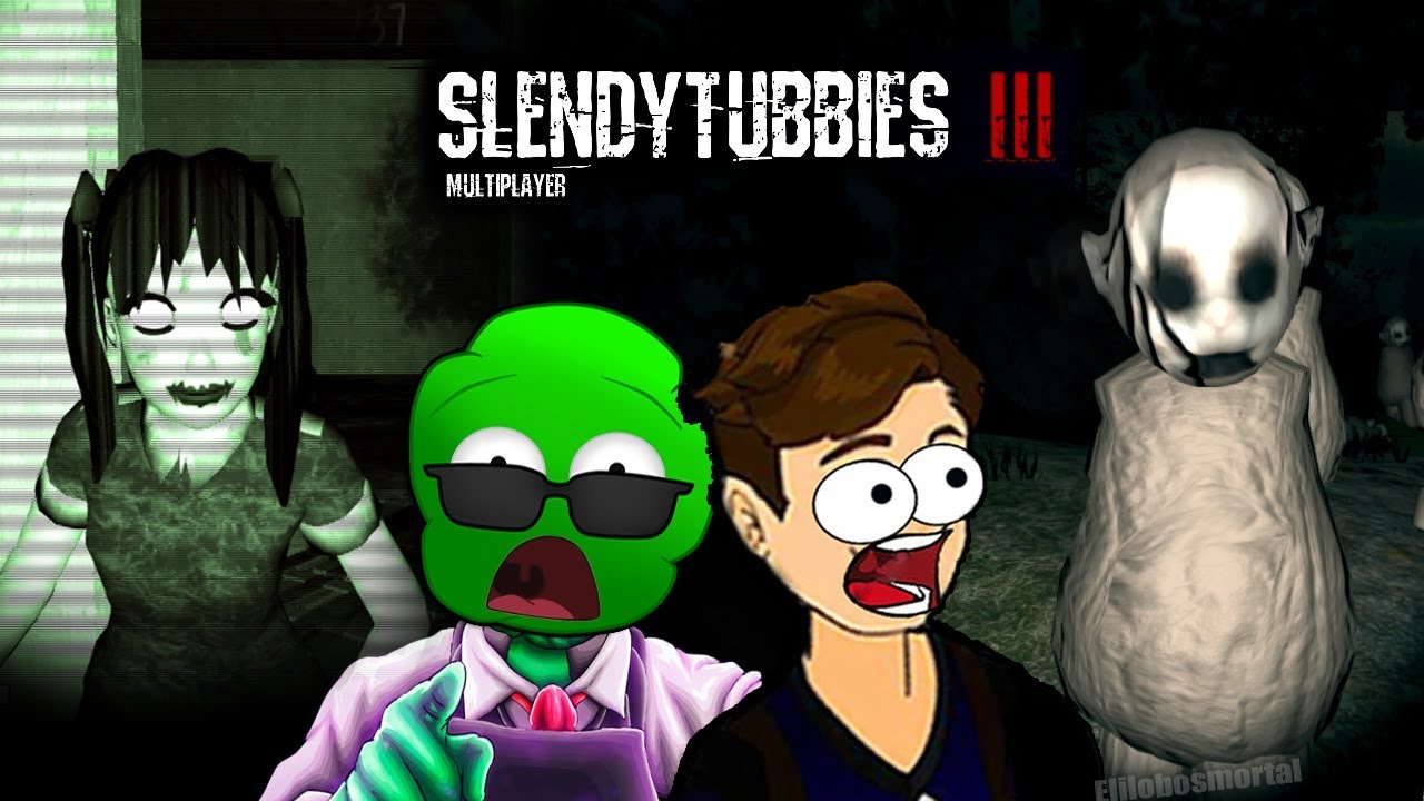 MATANDO MONSTRUOS, La Escuela del Horror! & Mas! - Slendytubbies 3 Multiplayer con Lechu