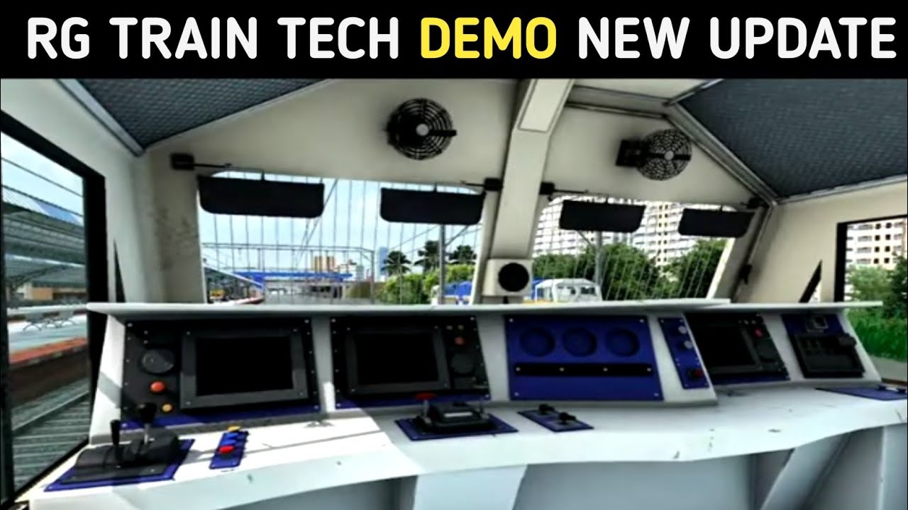 Diesel Locomotive High Quality ⚡ | RG Train Tech Demo Gameplay | Realistic Engine Sound 🚆 #train