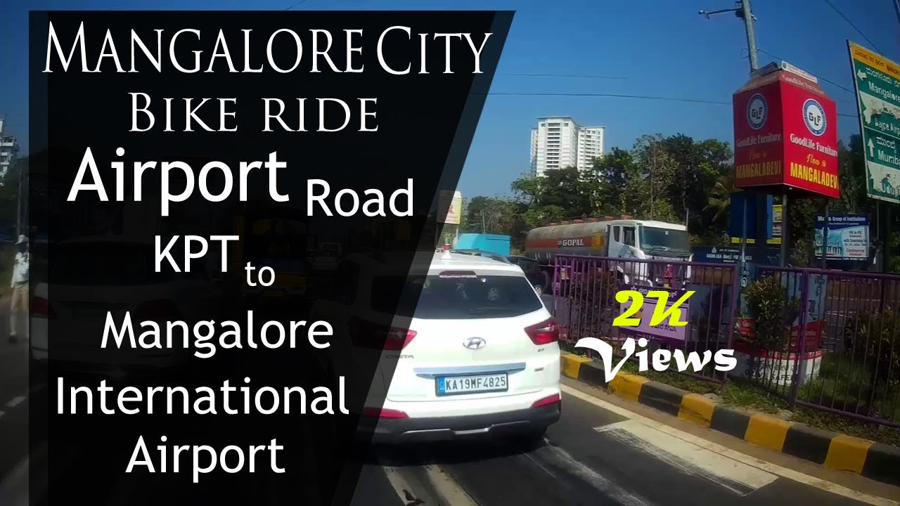 Mangalore Airport Road | KPT to Mangalore international Airport | Mangalore (Mangaluru) bike ride |