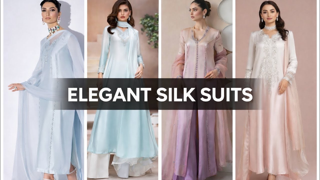 Silk dress Designs 2026 | Silk Dress Ideas for Weddings & Parties | semi Formal dress Designs