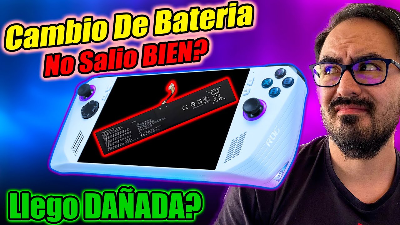Cambiar la batería 🔋 de mi ASUS ROG ALLY fue un error ⚠️ | ¿Qué salió mal? 🤔 | JxR