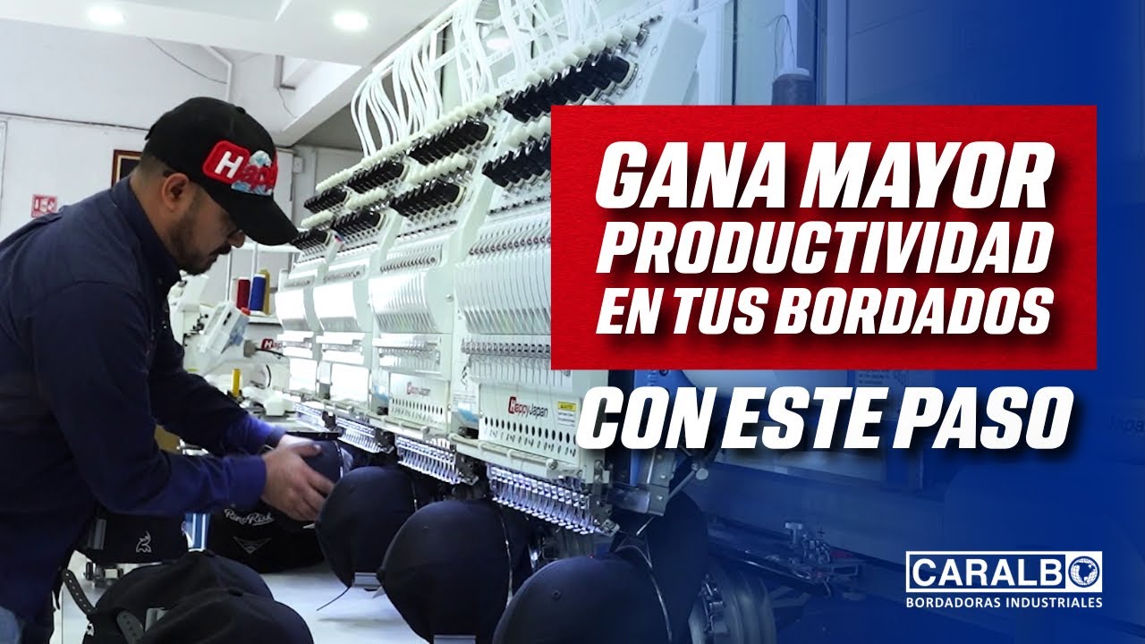 Aumenta tu PRODUCTIVIDAD en Bordados con este Paso Clave | Máquina Bordadora HappyJapan 4 Cabezas