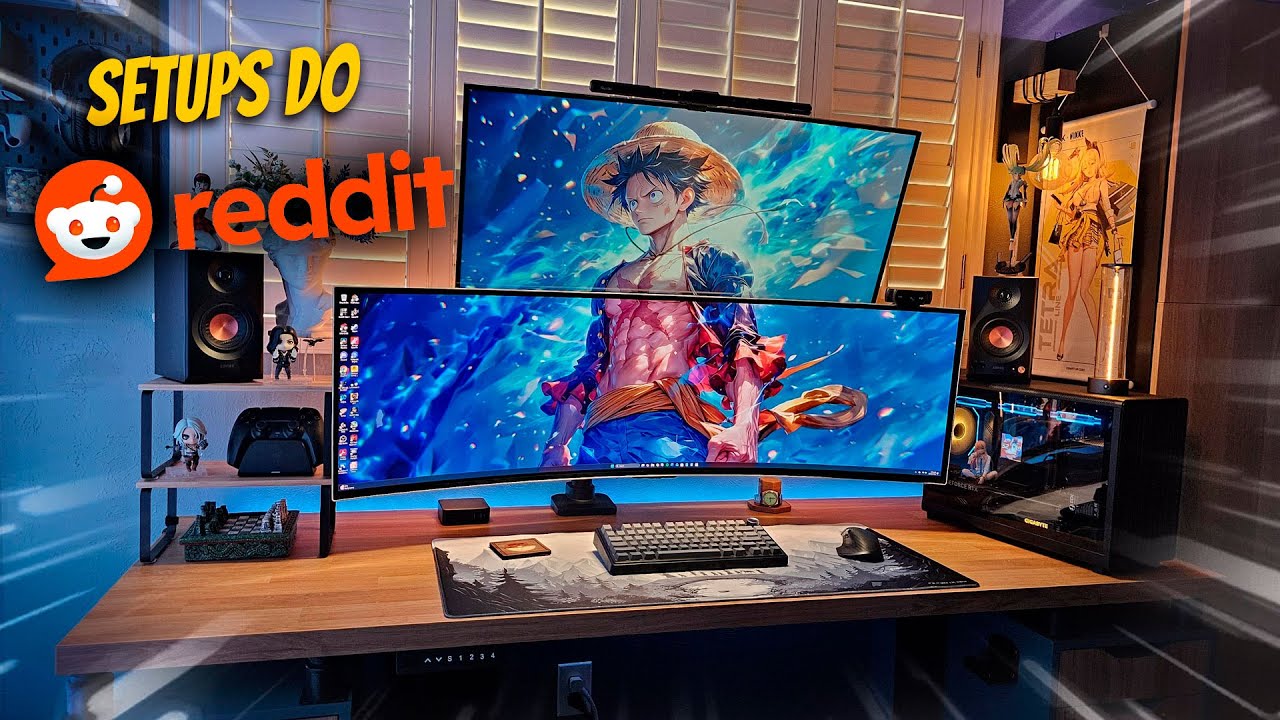 Reagindo aos MELHORES SETUPS do REDDIT EP4 - SETUP DO LUFFY!