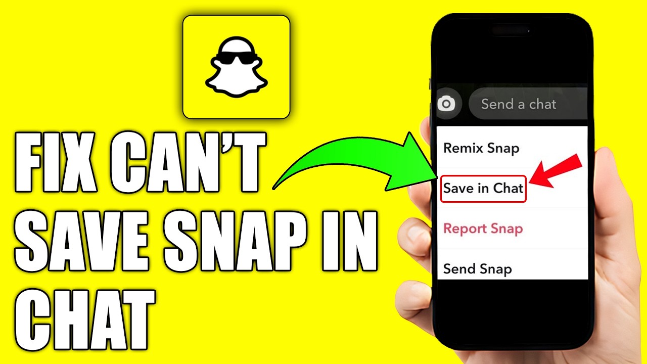 How To Fix Snapchat Can&rsquo;t Save Snap In Chat (Troubleshoot Chat Issues on Snapchat)