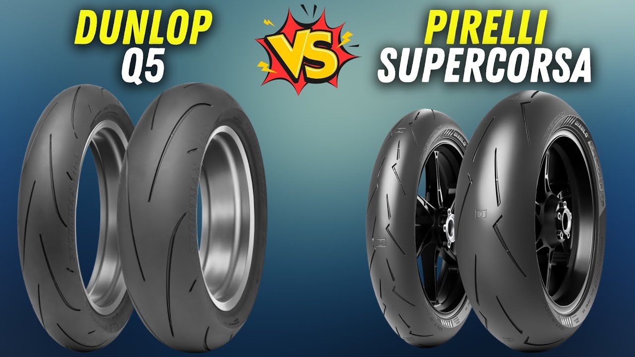 Two High-Performance Tires: Dunlop Q5 vs Pirelli Supercorsa