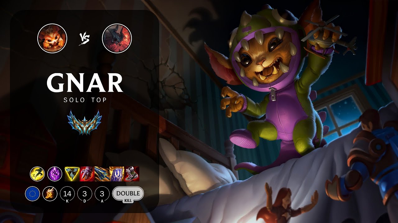 Gnar Top vs Aatrox - EUW Challenger Patch 14.4