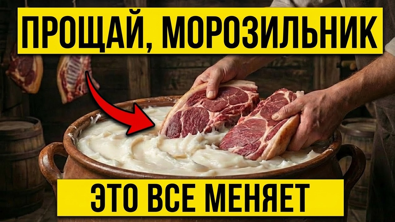 Goodbye freezer: a forgotten way to store meat without a refrigerator for up to 2 years
