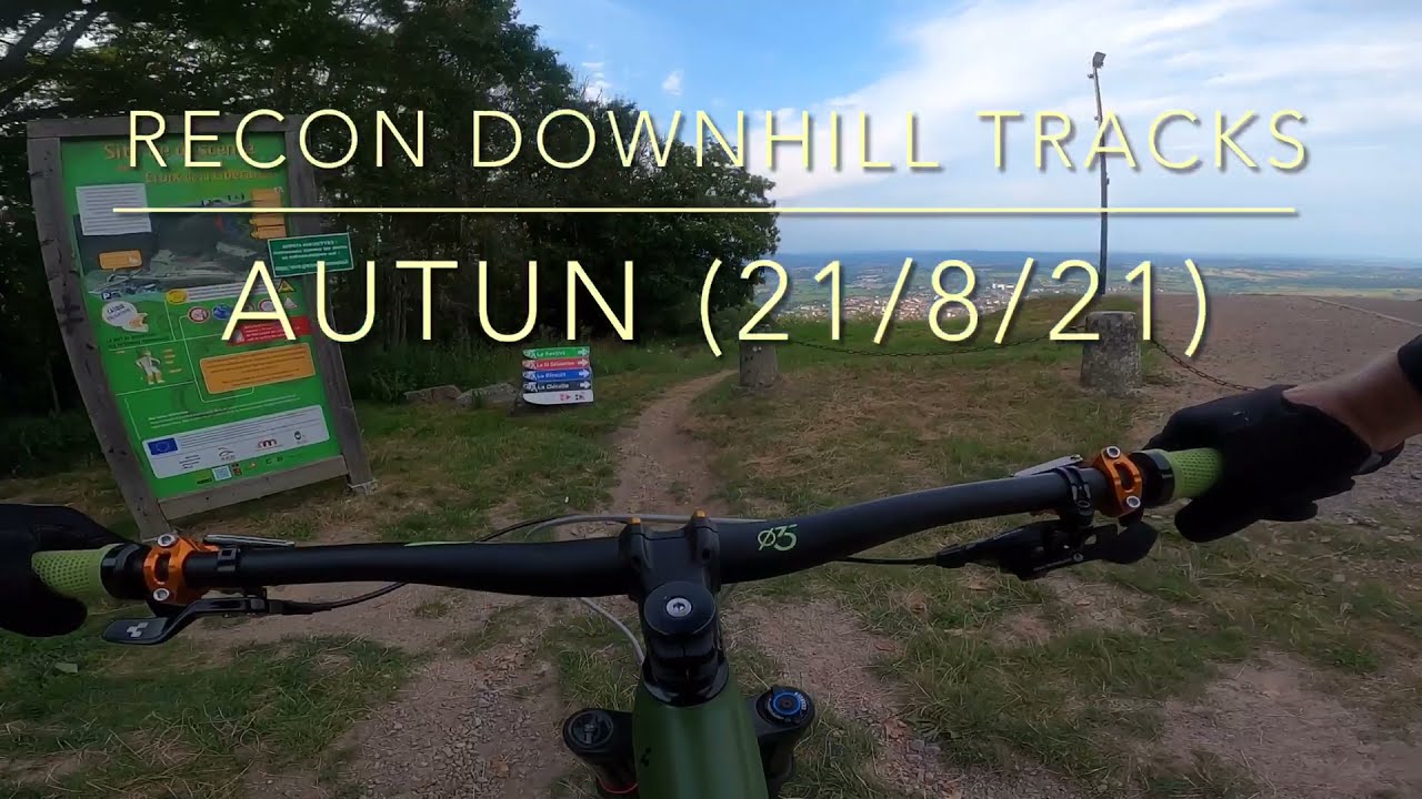 Cube Stereo 150: Downhill Autun (Red and Black line) the chicken way…VTT Piste de Descente à Autun
