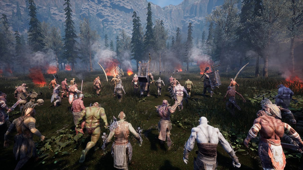 ORC WARCHIEF STRATEGY CITY BUILDER  - Pre Alpha Game Trailer 2021