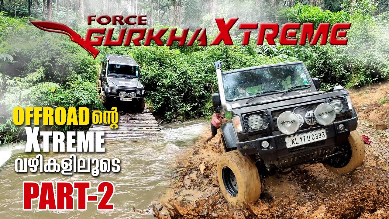 Force Gurkha Xtreme 4x4x4, Xtreme Offroad Driver + Review, IDUKKI, munnar - part 2