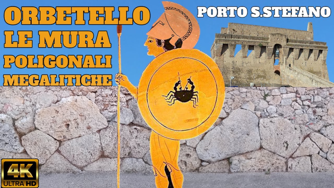 Orbetello (Gr) Mura Poligonali Megalitiche 🧱 Storia dello Stato dei Presidi 🌐 & Porto S.Stefano [4K]
