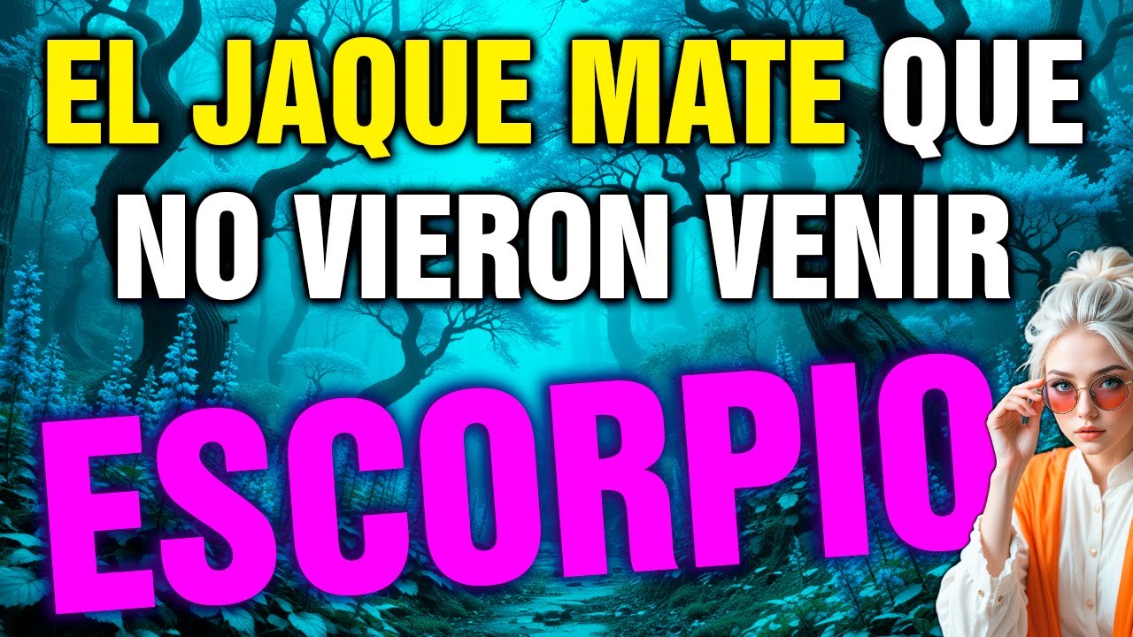 escorpio 🤬 TE METIERON el cuchillo… pero AHORA el UNIVERSO les DA JAQUE MATE ♟️