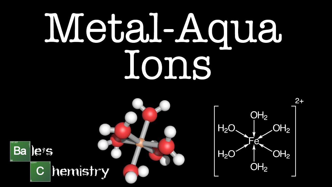 Reactions of Metal aqua Ions, Paper 1 - AQA A level Chemistry