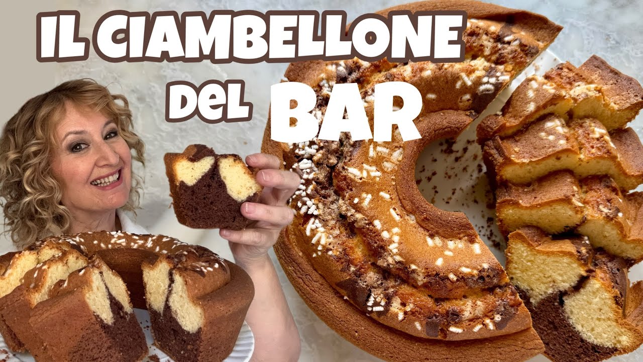 Ciambellone del Bar: Alto, Soffice e Profumato ☕🍰 COLAZIONE PERFETTA!