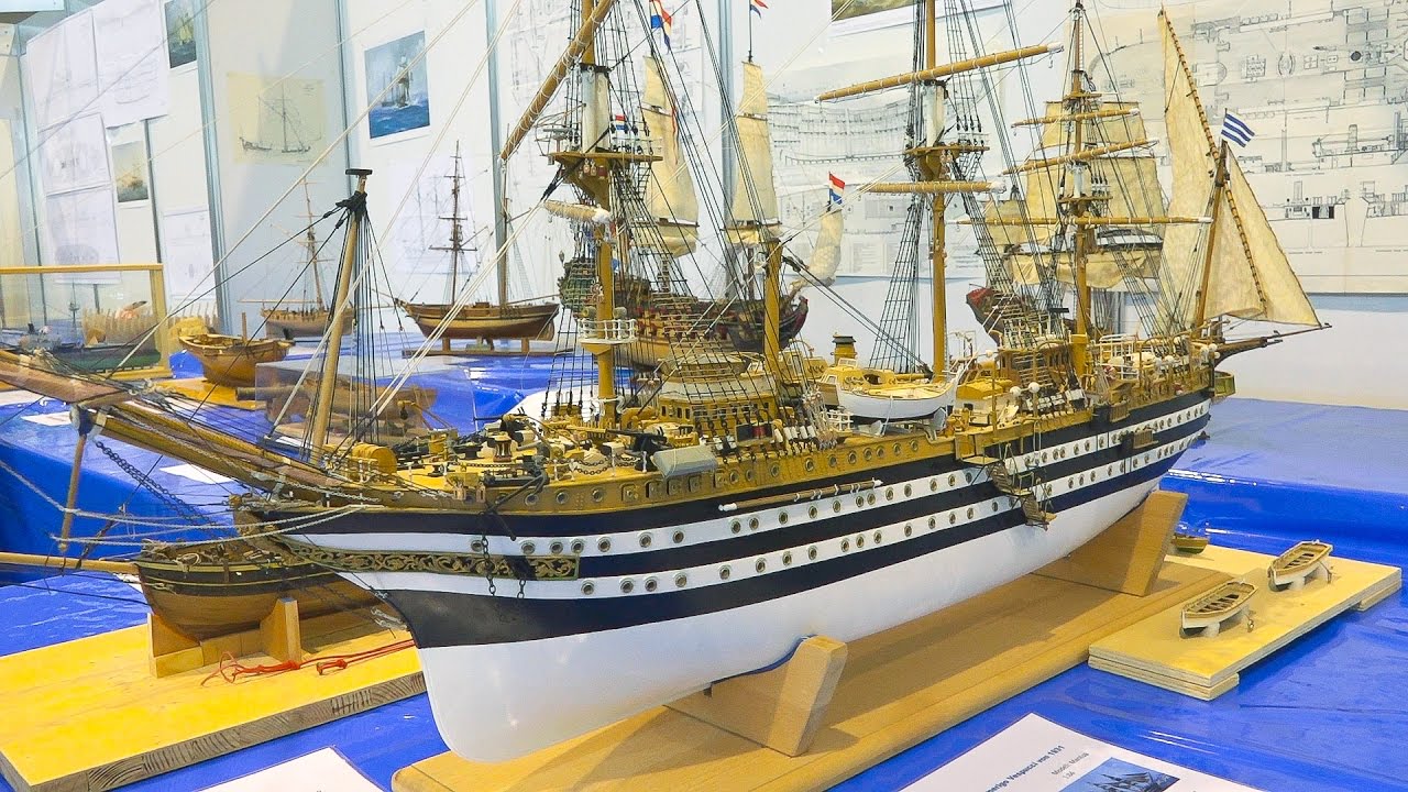 AMAZING HISTORICAL SHIPS SCALE STAND MODELS  / Modell Süd Stuttgart 2016