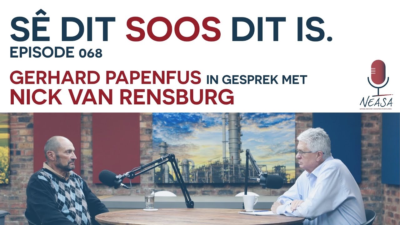 SÊ DIT SOOS DIT IS: Episode 068 - Nick van Rensburg