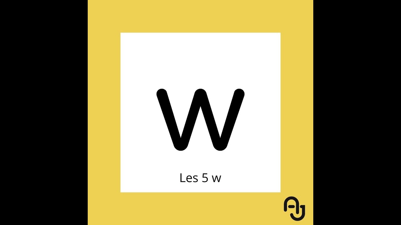 les 5 W video communication Anne Josse