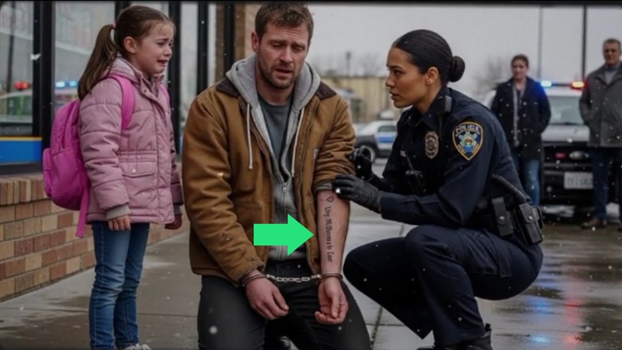 Single Dad Was Handcuffed by a Female Officer — What She Saw On His Tattoo Changed Everything.