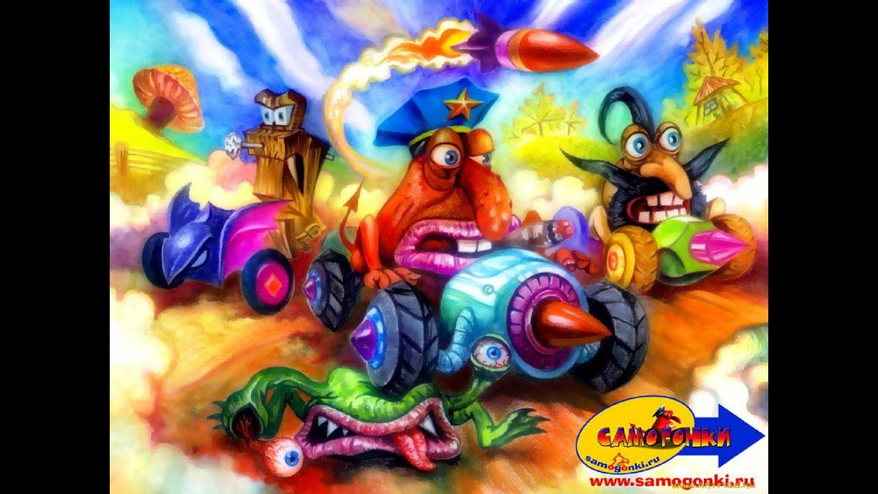 (2001) СамоГонки (Windows) - Полное прохождение в аркадном режиме