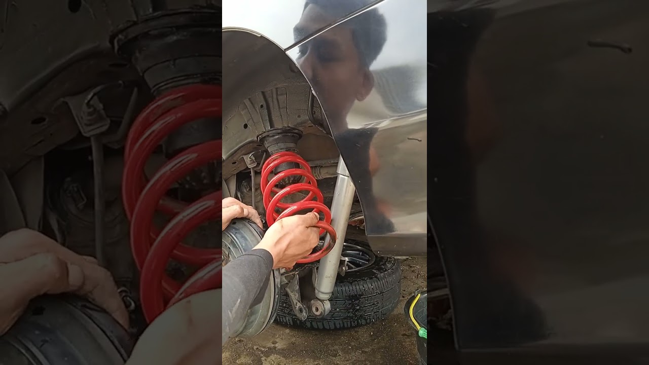 cara ganti karet bawah per mobil toyota calya, sigra
