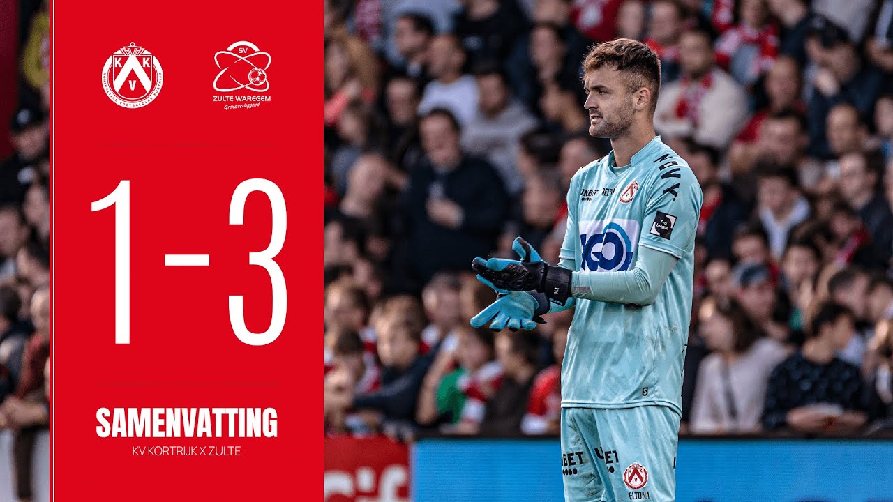 Speeldag 12 | KV Kortrijk - SV Zulte Waregem 1-3