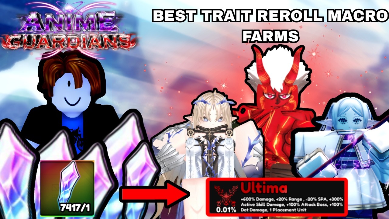 BEST Trait Reroll Macro Methods In Anime Guardians *EZ ULTIMAS*